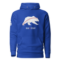 Bear Seams Wild Premium Relaxed Hoodie - Team Royal - Front
