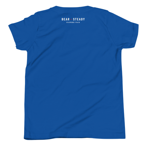 Bear Seams Wild Youth Tee - True Royal - Back