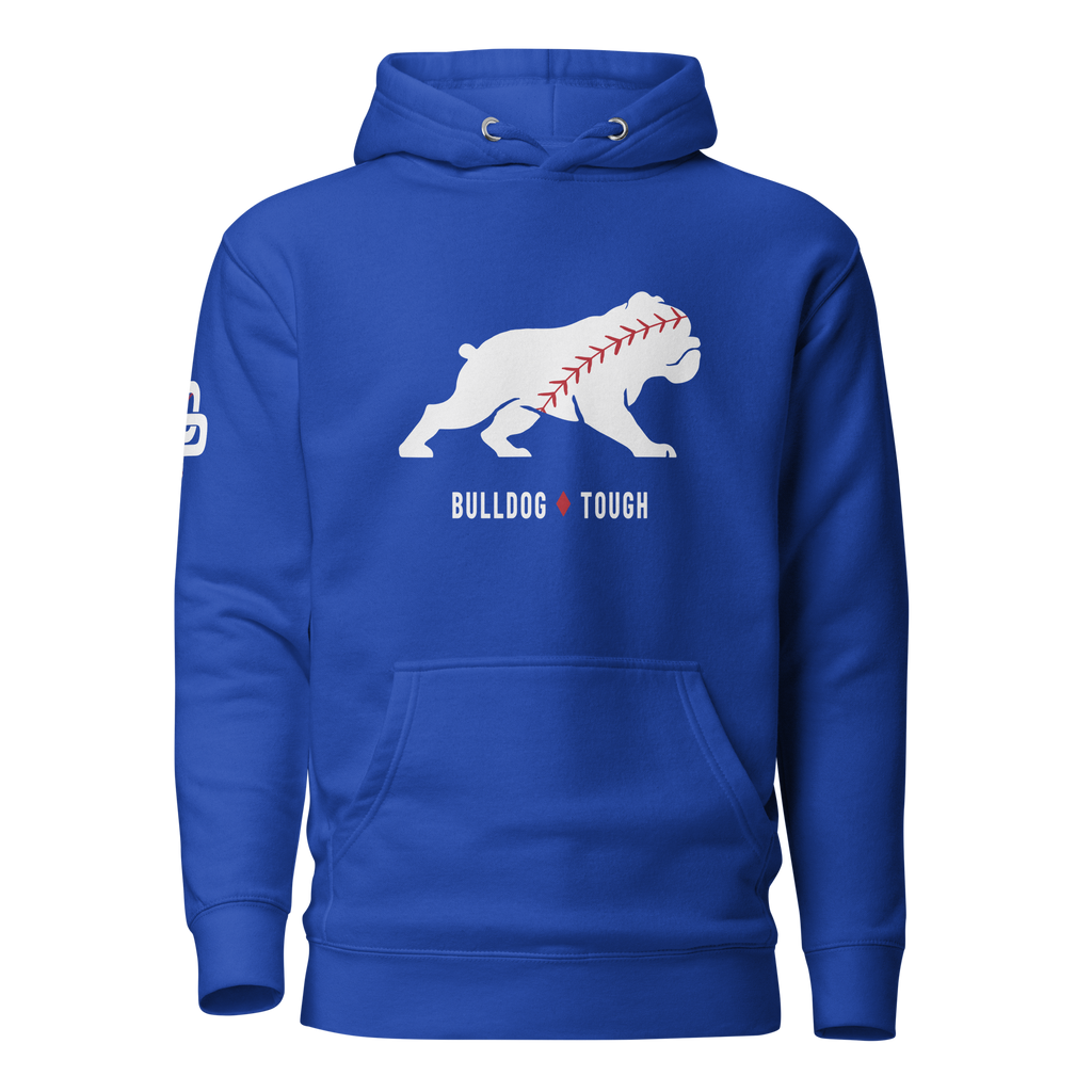 Bulldog Seams Wild Premium Relaxed Hoodie - Team Royal - Front