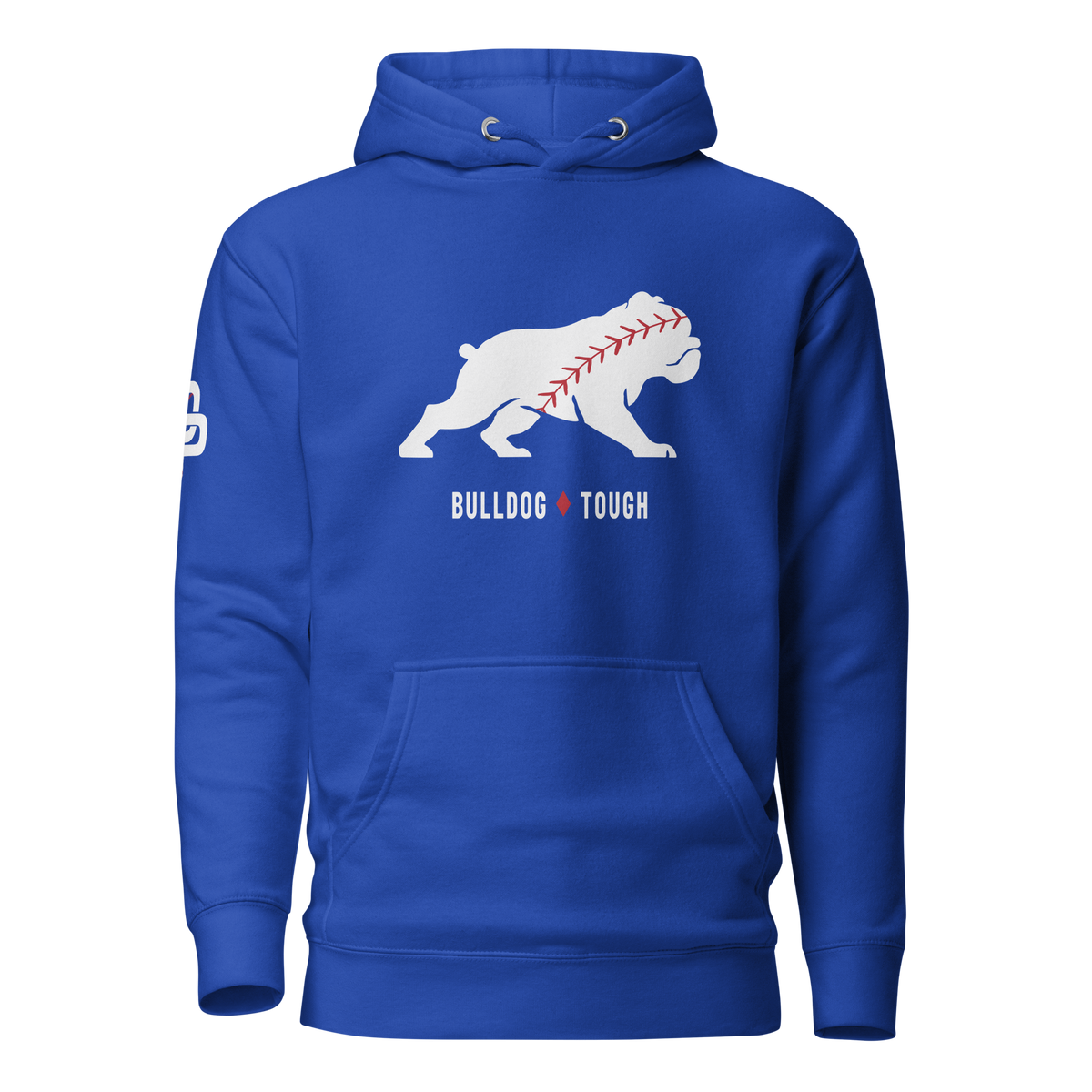 Bulldog Seams Wild Premium Relaxed Hoodie - Team Royal - Front