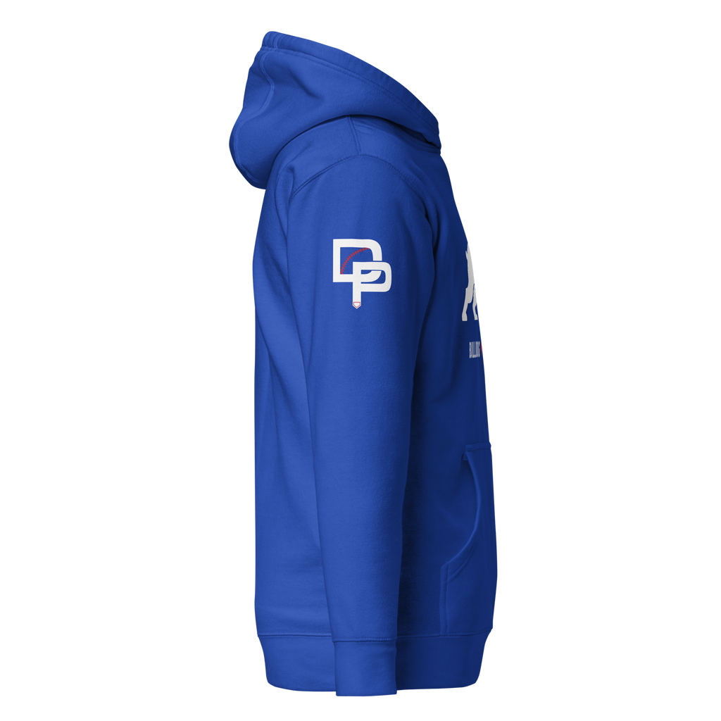 Bulldog Seams Wild Premium Relaxed Hoodie - Team Royal - Side