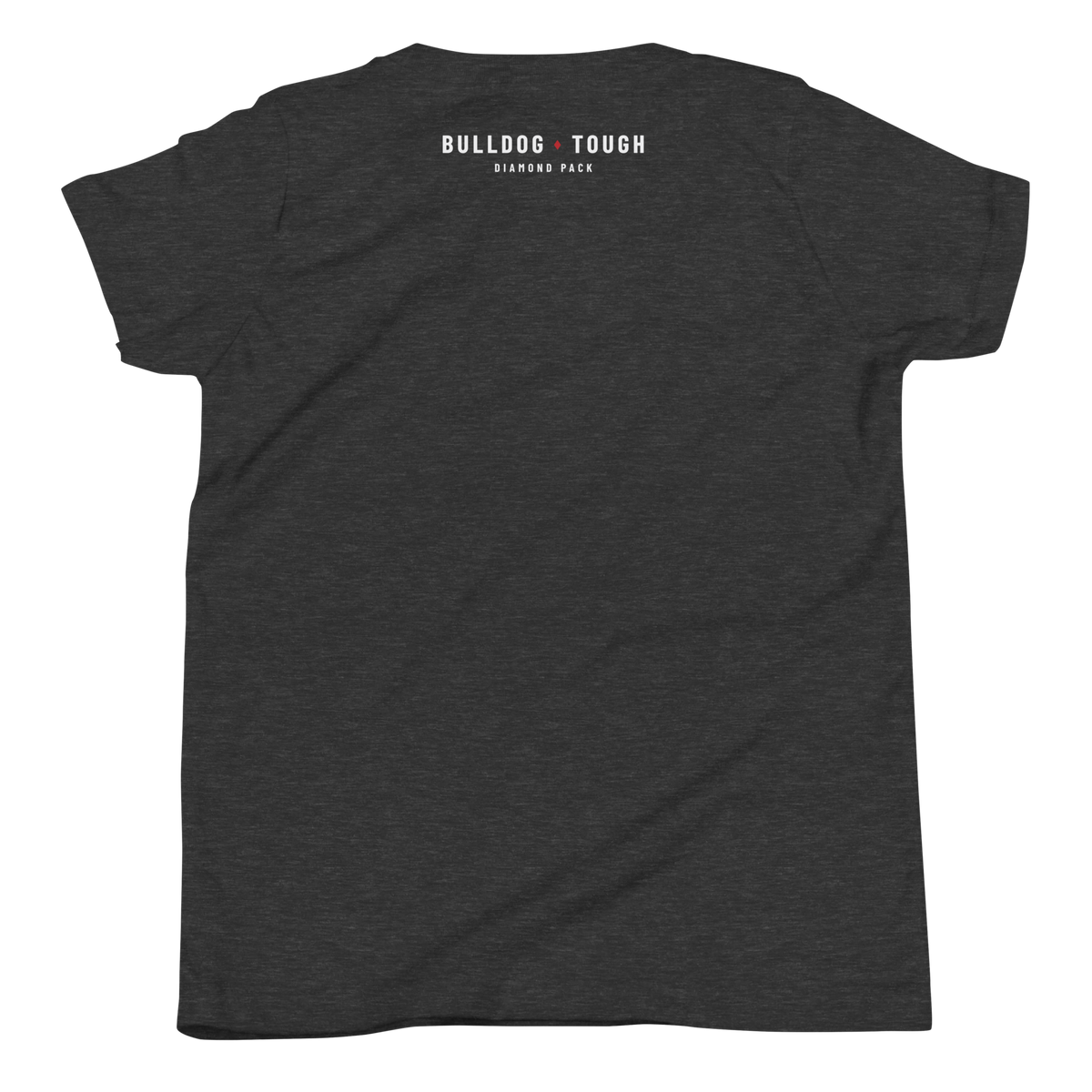 Bulldog Seams Wild Youth Tee - Dark Grey Heather - Back