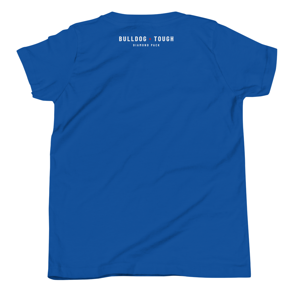 Bulldog Seams Wild Youth Tee - True Royal - Back