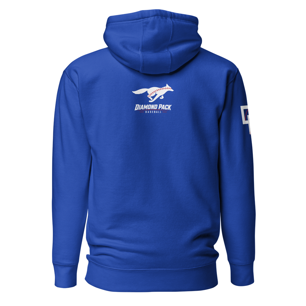 Fox Seams Wild Premium Relaxed Hoodie - Team Royal - Back