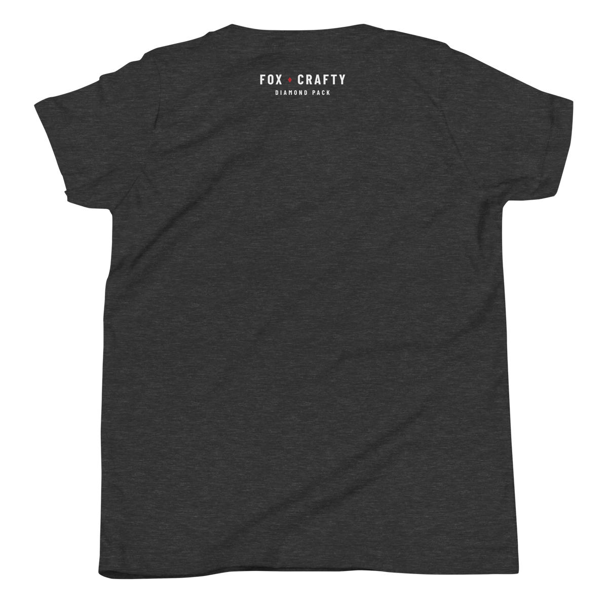 Fox Seams Wild Youth Tee - Dark Grey Heather - Back