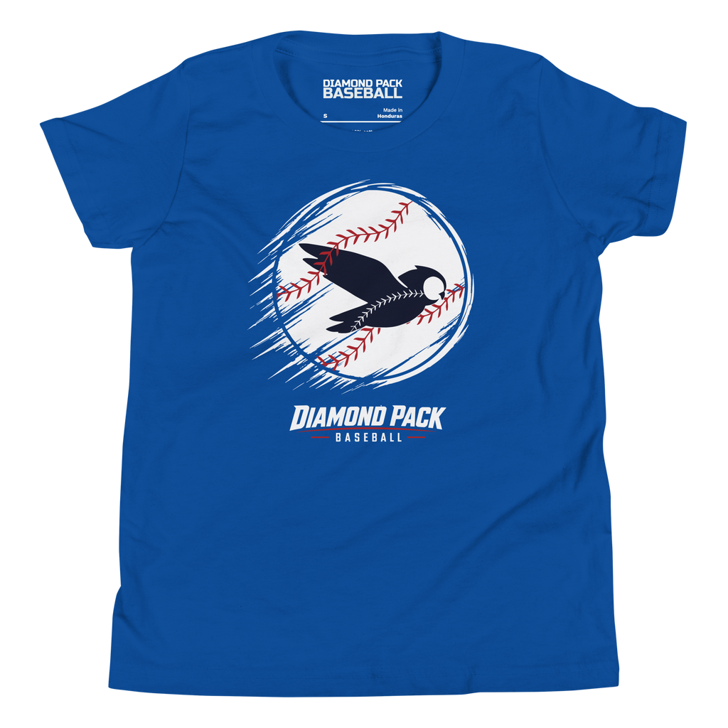 Owl Seams Wild Youth Tee - True Royal - Front