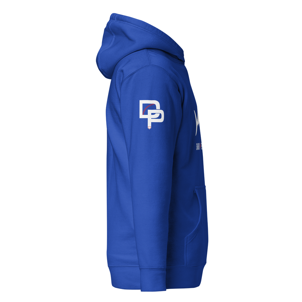 Shark Seams Wild Premium Relaxed Hoodie - Team Royal - Side