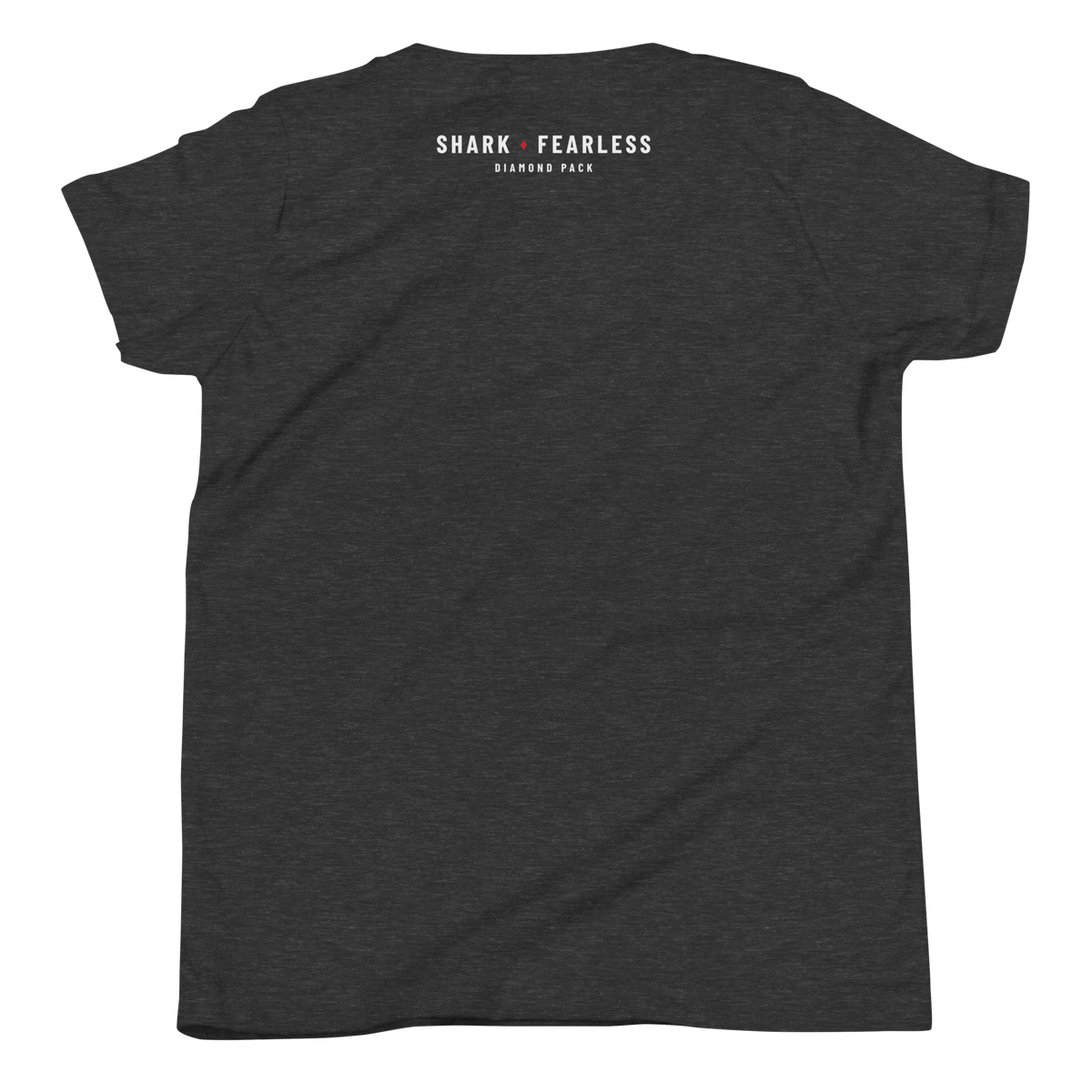 Shark Seams Wild Youth Tee - Dark Grey Heather - Back
