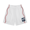 Tiger Seams Wild Youth Shorts - White - Front