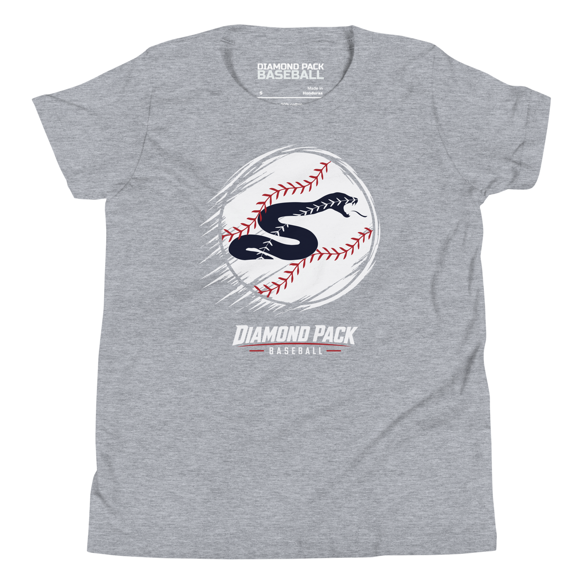 Viper Seams Wild Youth Tee - Athletic Heather - Front
