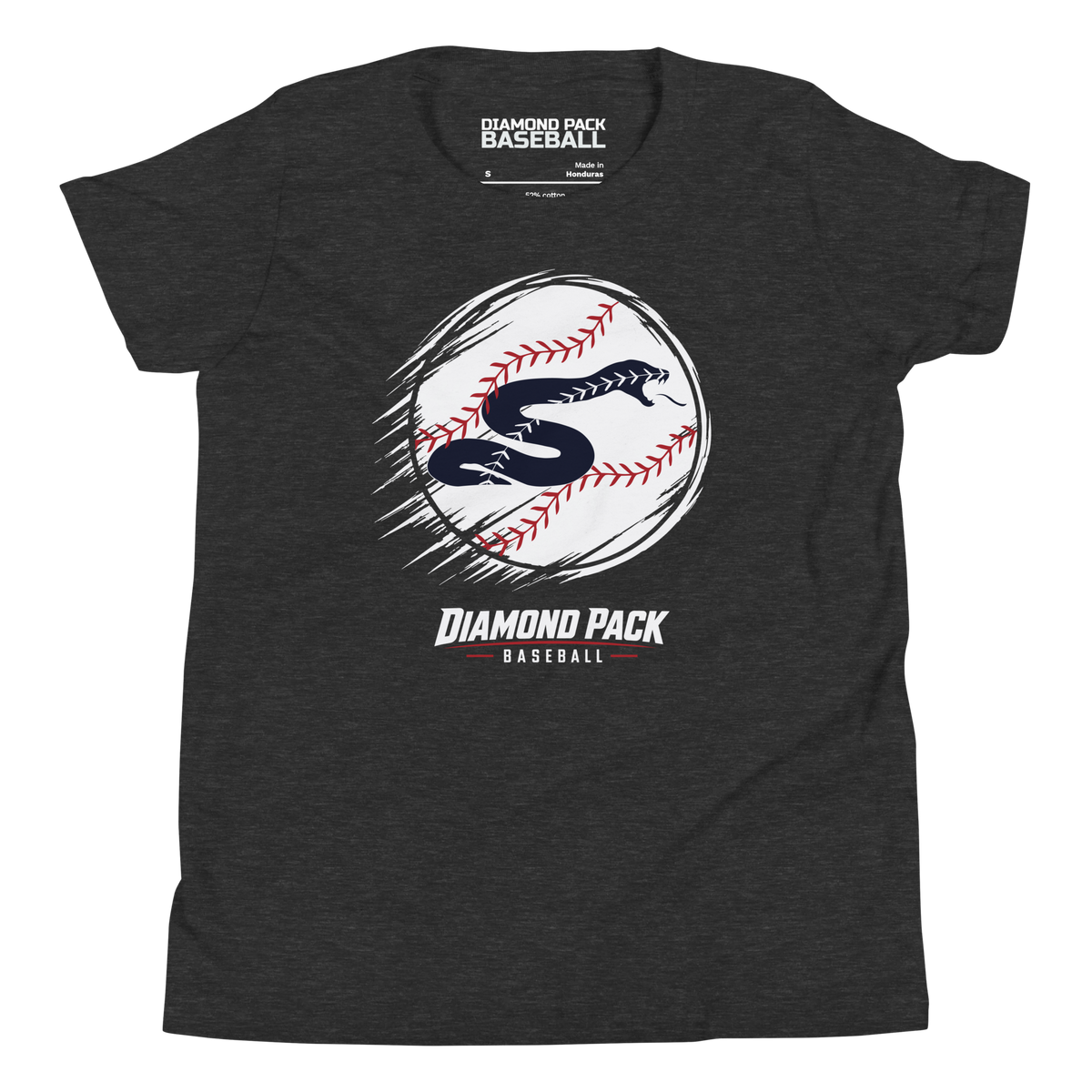 Viper Seams Wild Youth Tee - Dark Grey Heather - Front