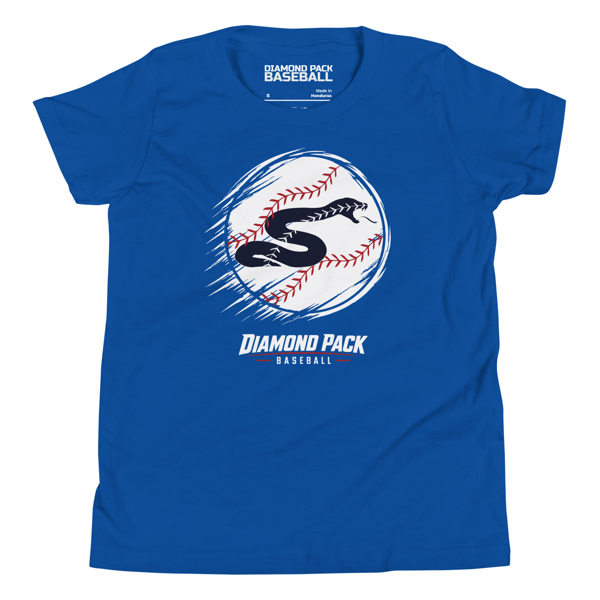Viper Seams Wild Youth Tee - True Royal - Front