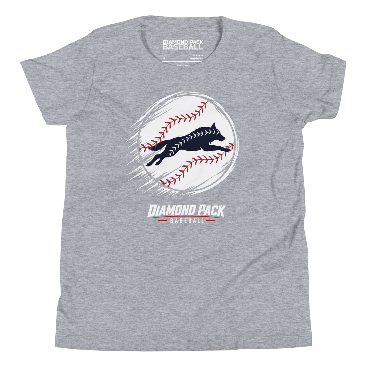 Wolf Seams Wild Youth Tee - Athletic Heather - Front